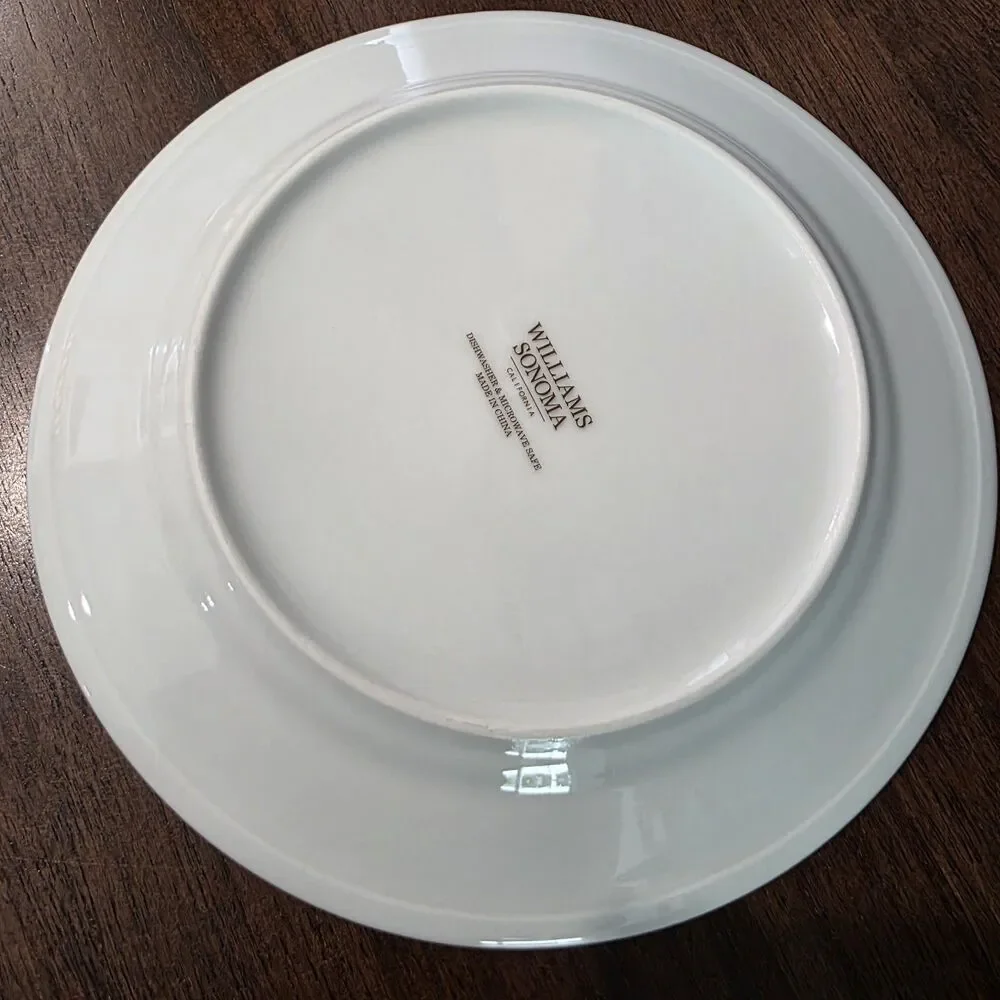 Williams Sonoma Turkey Lunch Salad Dessert Plate 9”